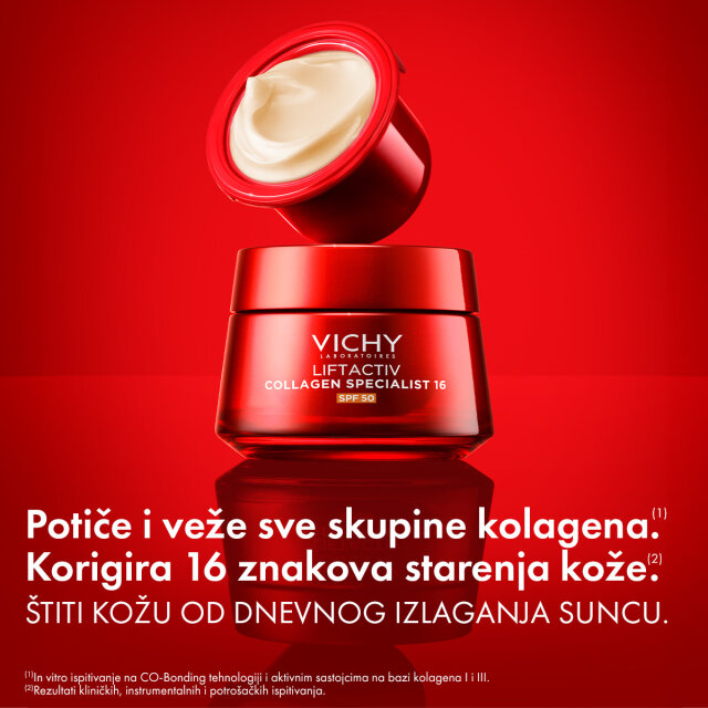 VICHY LIFTACTIV COLLAGEN SPECIALIST 16 DNEVNA KREMA SPF50, 50ML PAKIRANJE S MOGUĆNOŠĆU DOPUNE