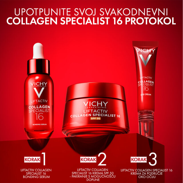 VICHY LIFTACTIV COLLAGEN SPECIALIST 16 DNEVNA KREMA SPF50, 50ML PAKIRANJE S MOGUĆNOŠĆU DOPUNE