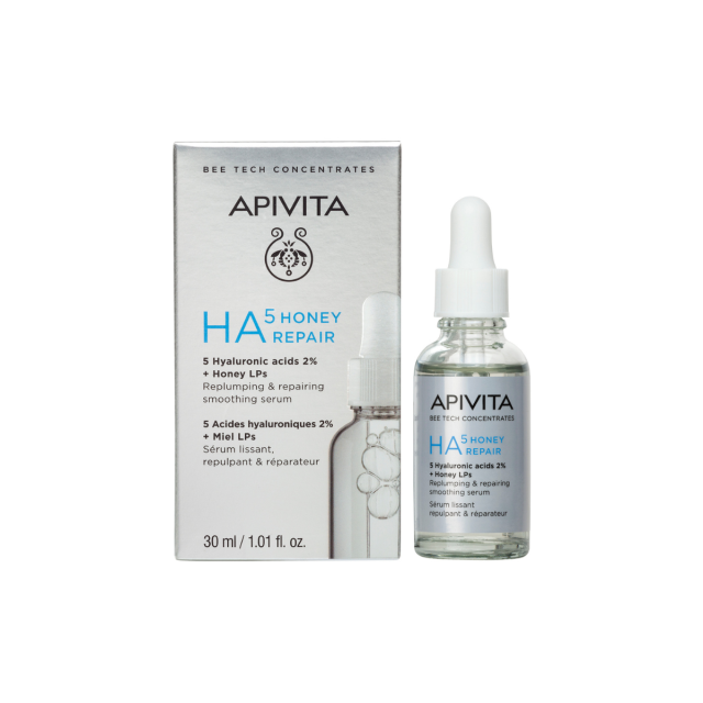 APIVITA HA 5 HONEY REPAIR SERUM S HIJALURONSKOM KISELINOM 30ML