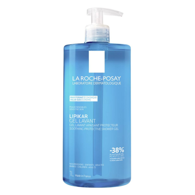 LA ROCHE-POSAY LIPIKAR GEL LAVANT, UMIRUJUĆI I ZAŠTITNI GEL ZA TUŠIRANJE, 1000ML