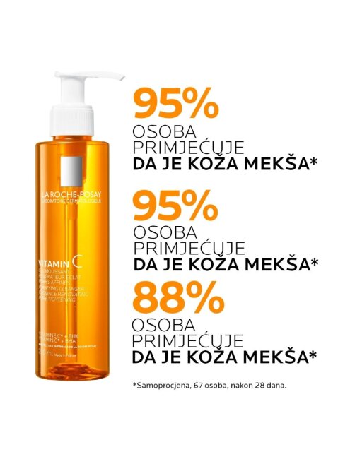 LA ROCHE-POSAY VITAMIN C GEL ZA ČIŠĆENJE LICA S VITAMIN C*, 200ML