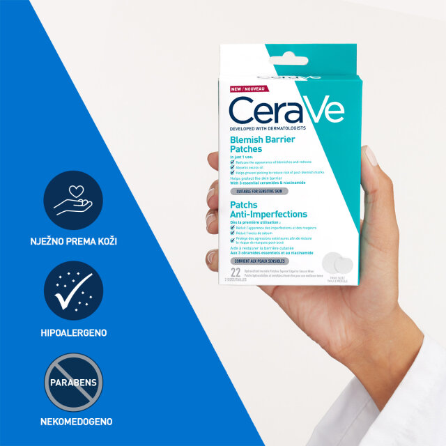 CERAVE BLEMISH CONTROL FLASTERI PROTIV NEPRAVILNOSTI, 22 KOMADA