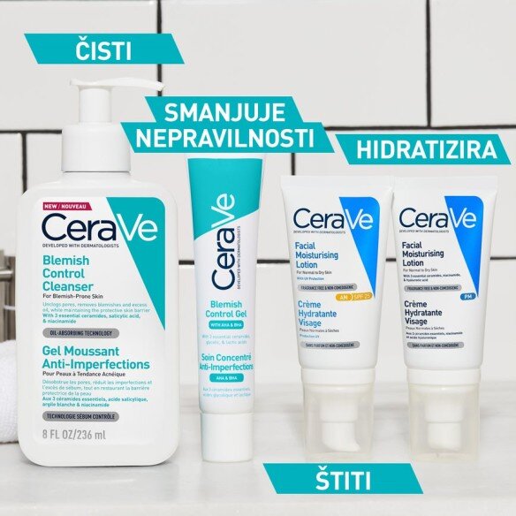 CERAVE PJENUŠAVI GEL ZA ČIŠĆENJE KOŽE SKLONE NEPRAVILNOSTIMA KOJI SADRŽAVA SALICILNU KISELINU, 236 ML PROMO PONUDA