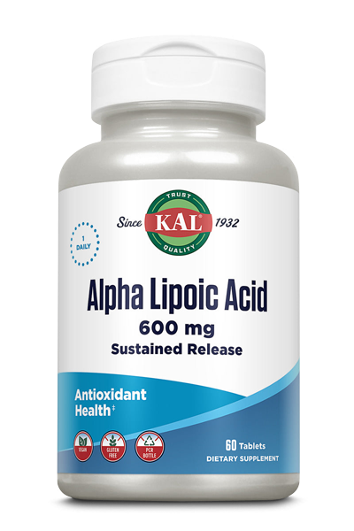 KAL ALPHA LIPOIC ACID SR 600MG A60
