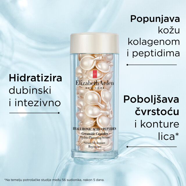 ELIZABETH ARDEN CERAMIDE HIDRATANTNI SERUM S HIJALURONSKOM KISELINOM I PEPTIDIMA U KAPSULAMA A60