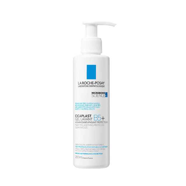 LA ROCHE-POSAY CICAPLAST B5 UMIRUJUĆI I ZAŠTITNI GEL ZA ČIŠĆENJE LICA, 200ML