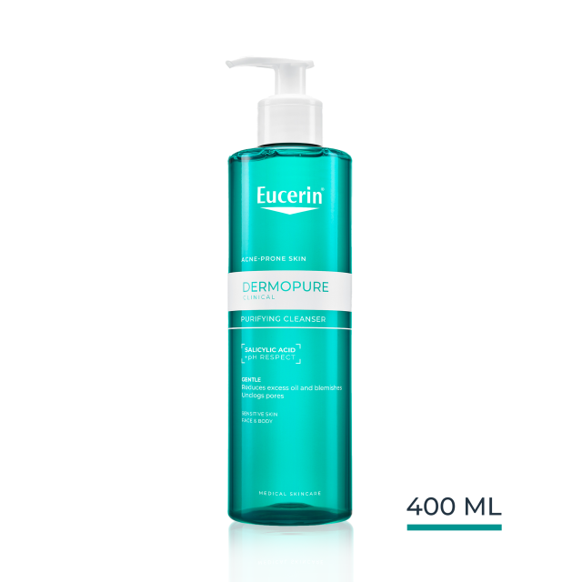 EUCERIN DERMOPURE CLINICAL GEL ČIŠĆENJE LICA 400ML 88982