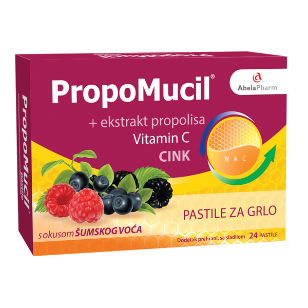 PROPOMUCIL PASTILE ŠUMSKO VOĆE A24