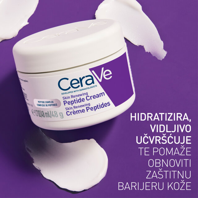 CERAVE SKIN RENEWING OBNAVLJAJUĆA KREMA S KOMPLEKSOM PEPTIDA, 48ML