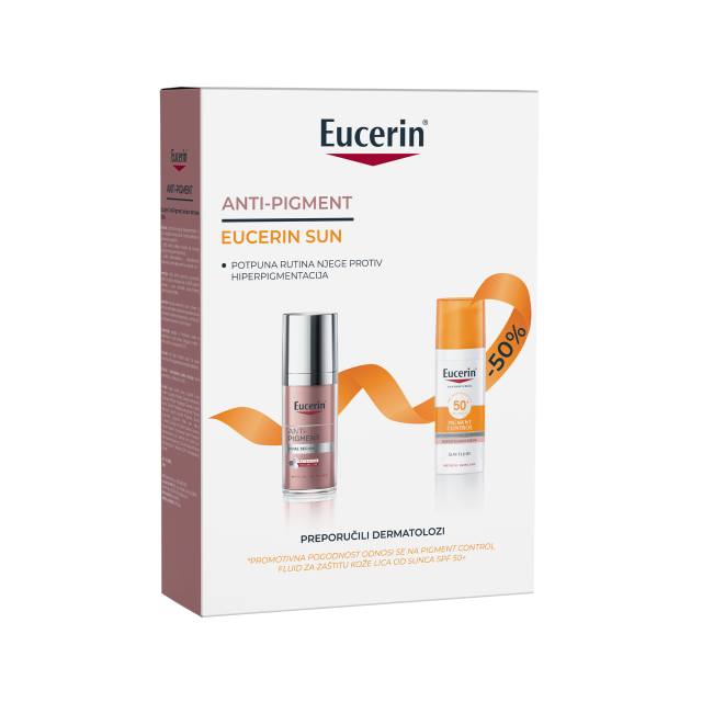 EUCERIN ANTI-PIGMENT SUN PROMO PAKET PROTIV HIPERPIGMENTACIJA
