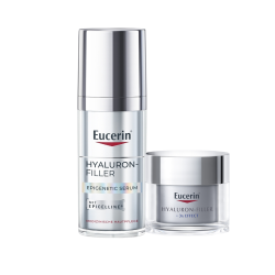 EUCERIN HYALURON-FILLER+3X EPIGENETIC SERUM + NOĆNA KREMA 20ML PROMO PAKET