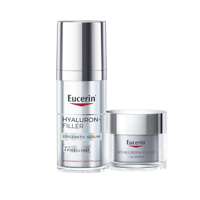 EUCERIN HYALURON-FILLER+3X EPIGENETIC SERUM + NOĆNA KREMA 20ML PROMO PAKET