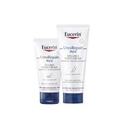 EUCERIN UREA REPAIR KREMA ZA STOPALA + UREA REPAIR KREMA ZA RUKE PROMO PAKET