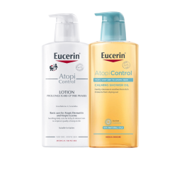 EUCERIN ATOPIC LOSION 400 ML + ULJE ZA TUŠIRANJE 400ML PROMO PAKET