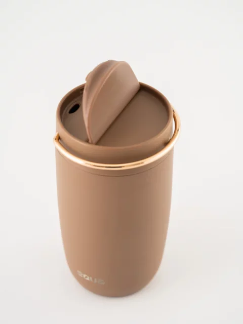 EQUA Cup, termo šalica od nehrđajućeg čelika za čaj/kavu, 300ml, Toffee