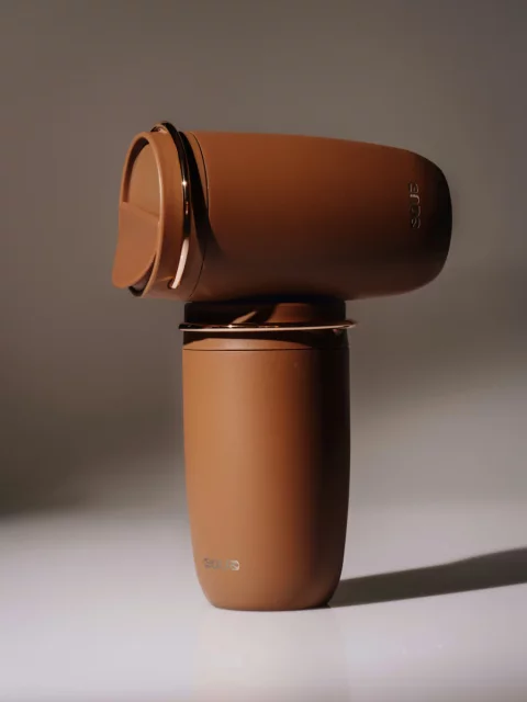 EQUA Cup, termo šalica od nehrđajućeg čelika za čaj/kavu, 300ml, Toffee