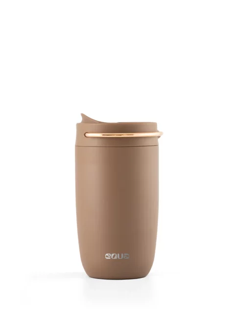 EQUA Cup, termo šalica od nehrđajućeg čelika za čaj/kavu, 300ml, Toffee