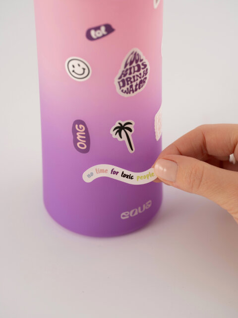 EQUA, plastična boca od tritana,Certified Icon,sa naljepnicama,600ml