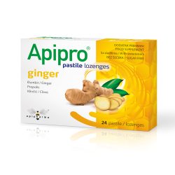 APIPHARMA APIPRO PASTILE GINGER ĐUMBIR A24