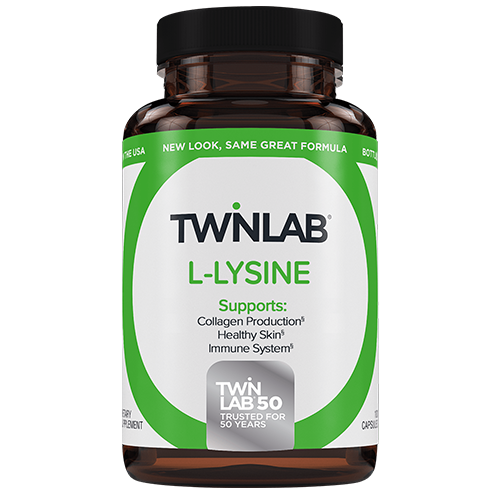 TWINLAB L-LYSINE KAPSULE 100X500 MG