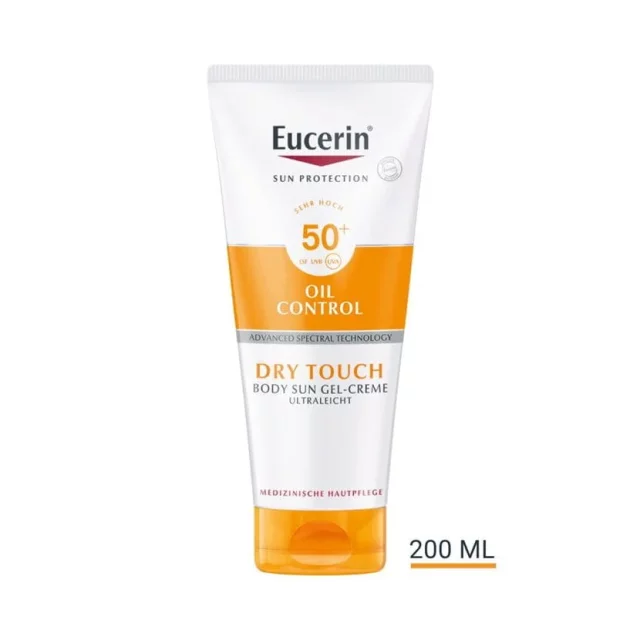EUCERIN SUN OIL CONTROL DRY TOUCH GEL-KREMA ZA ZAŠTITU KOŽE OD SUNCA F-50 200ML 83555
