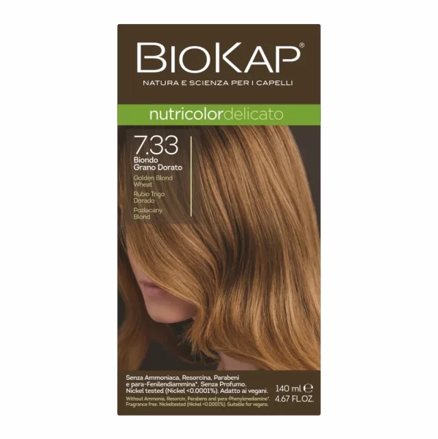 BIOKAP BOJA ZA KOSU DELICATO 7.33