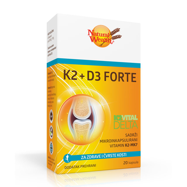NATURAL WEALTH K2+D3 FORTE KAPSULE A20