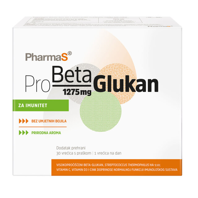 PRO BETA GLUKAN 1275MG VREĆICE A30 PHARMAS