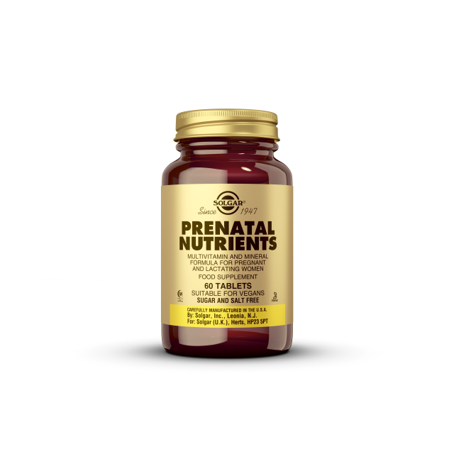 SOLGAR PRENATAL NUTRIENTS TABLETE A60