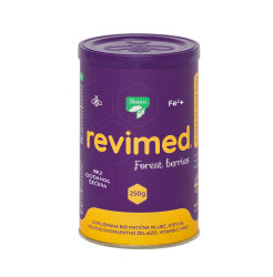 REVIMED® Stevia Fe željezo, BIO matična mliječ, med, stevija, vitamin C 250 g
