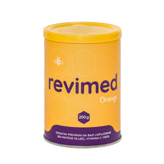 REVIMED® Orange BIO matična mliječ, med, vitamin C 200 g