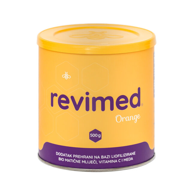 REVIMED® Orange BIO matična mliječ, med, vitamin C 500 g
