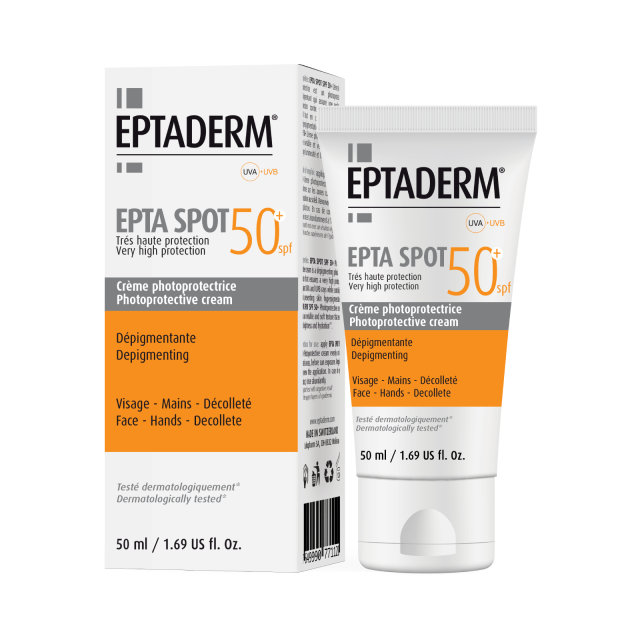 EPTADERM EPTA SPOT SPF-50 KREMA ZA ZAŠTITU OD SUNCA 50ML