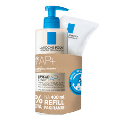 LA ROCHE-POSAY LIPIKAR AP+ SINDET 400ML+REFILL 400ML