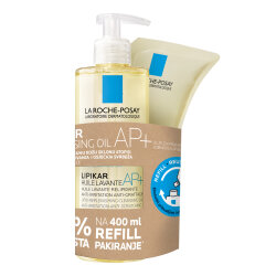 LA ROCHE-POSAY  LIPIKAR AP+ ULJE 400ML+ULJE REFILL