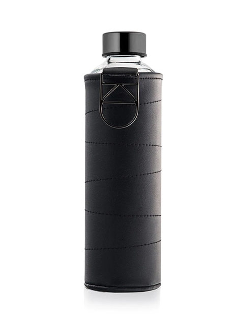 EQUA, staklena boca, Mismatch Graphite, navlaka od umjetne kože, BPA free, 750ml