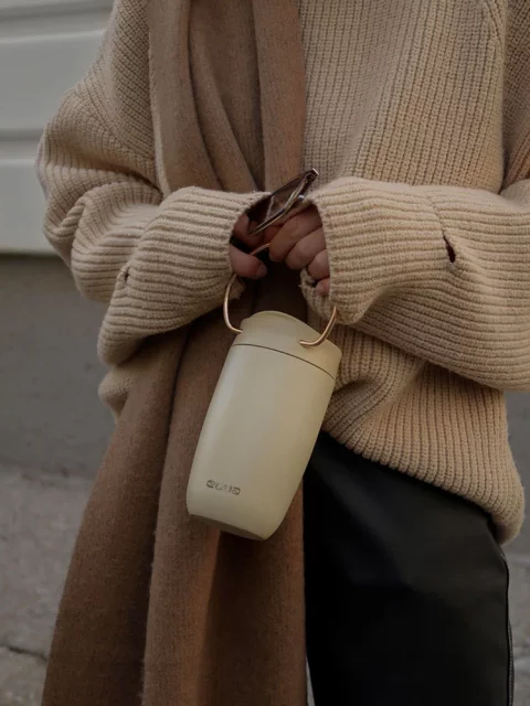 EQUA Cup, termo šalica od nehrđajućeg čelika za čaj/kavu, 300ml, butter