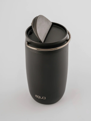 EQUA Cup, termo šalica od nehrđajućeg čelika za čaj/kavu, 300ml, crna