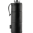 EQUA, staklena boca, Puffy Black, navlaka od umjetne kože, BPA free, 750ml