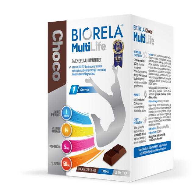 BIORELA CHOCO MULTI LIFE ČOKOLADICE A20