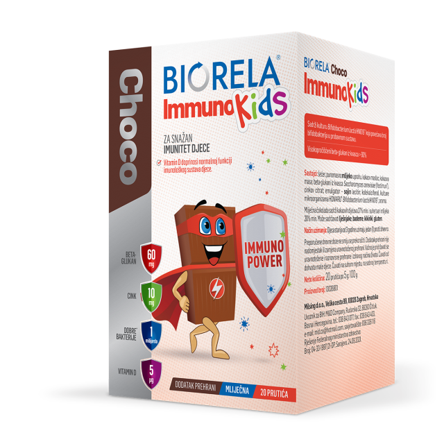 BIORELA CHOCO IMMUNO KIDS ČOKOLADICE A20