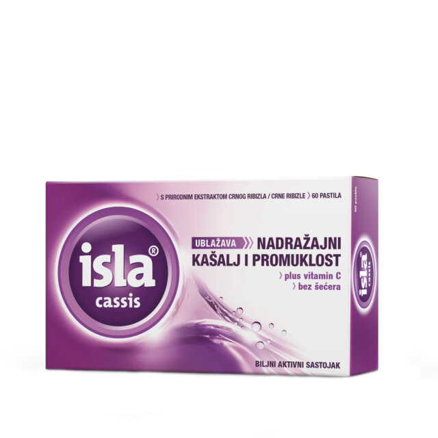 ISLA CASISS+VITAMIN C PASTILE A60