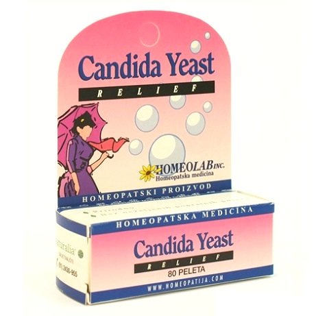 HOMEOLAB CANDIDA YEAST RELIEF PELETI A80