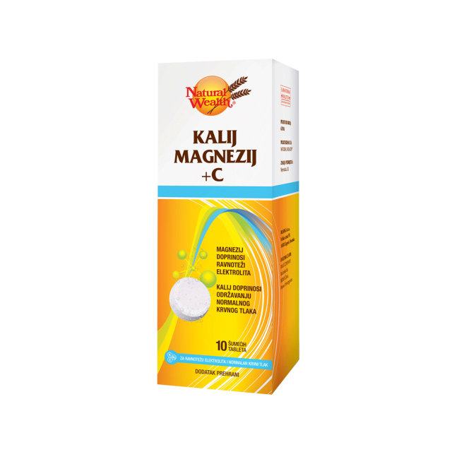 NATURAL WEALTH KALIJ MAGNEZIJ+C ŠUMEĆE TABLETE A10