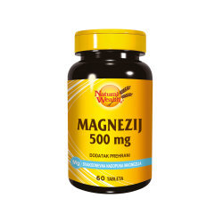 NATURAL WEALTH MAGNEZIJ TABLETE 60X500MG